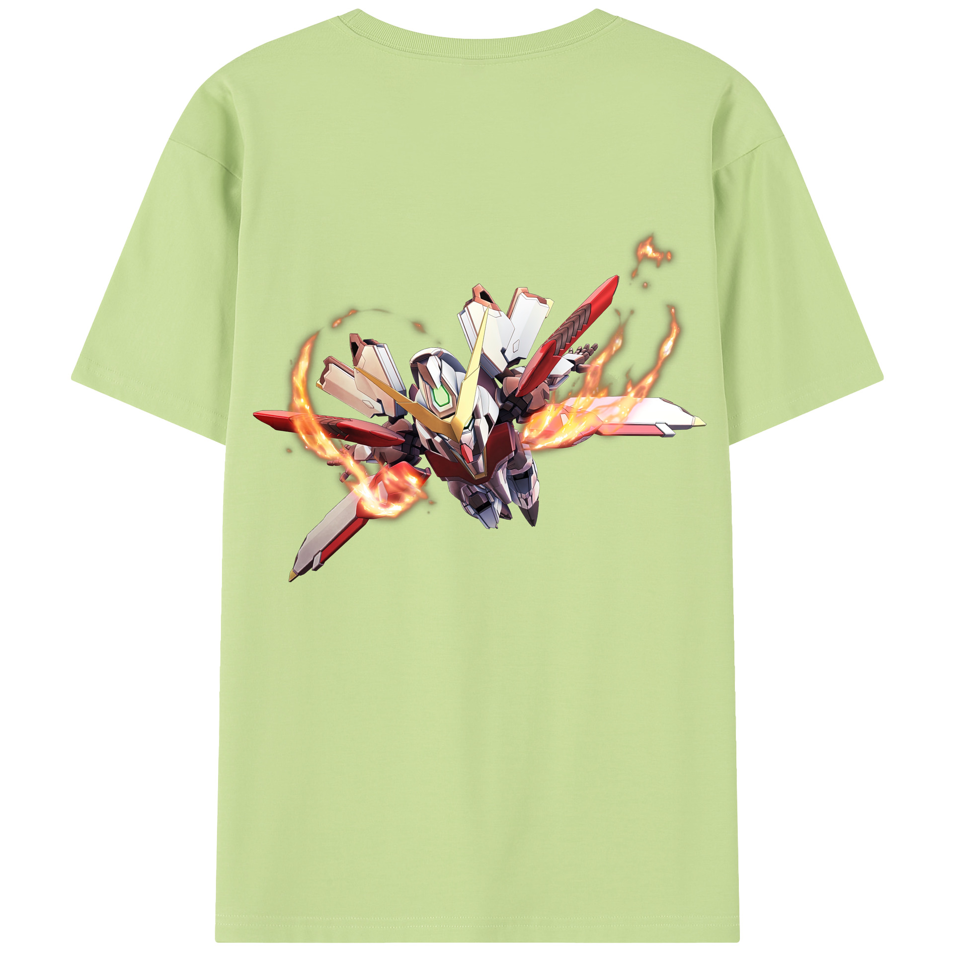 （画像用） 機動戦士ガンダム Mobile Suit Gundam 綿100％半袖Tシャツ（背面プリント）